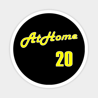 At Home 2020 Baseball Jersey Magnet